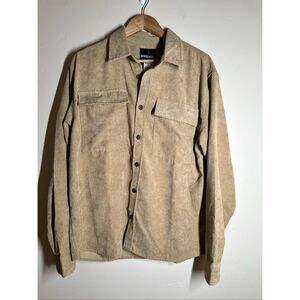 Tilly’s RSQ Men’s Tan Corduroy Flannel Style Shacket Size Medium